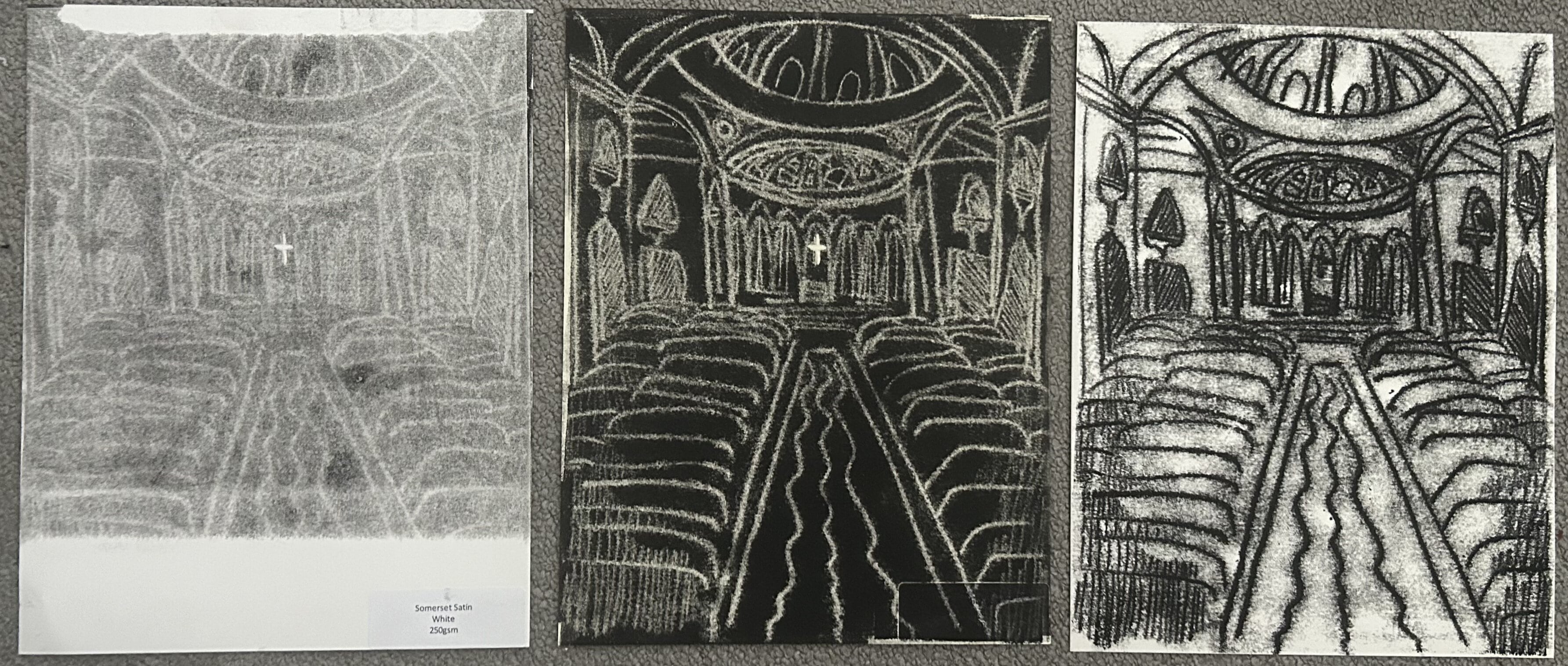 Monoprints from Project: Printmaking